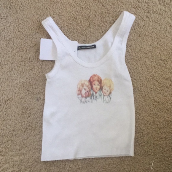 Brandy Melville Sheena 3 angel girls tank top - Picture 2 of 2